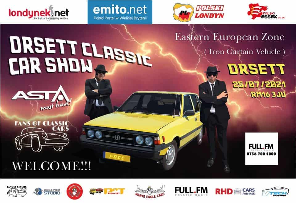 Londyn: 25 lipca odbędzie się Orsett Classic Car Show – zlot fanów klasyków wschodnioeuropejskich